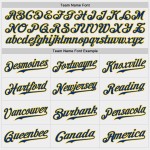 Maillot de baseball Royal-Gold White personnalisé et authentique Maillot de baseball Royal-Gold White personnalisé et authentique