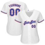 Maillot de baseball personnalisé authentique rouge royal et blanc Maillot de baseball personnalisé authentique rouge royal et blanc