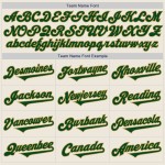 Maillot de baseball Custom Tone Green-Old Two Gold Crème Authentique Maillot de baseball Custom Tone Green-Old Two Gold Crème Authentique