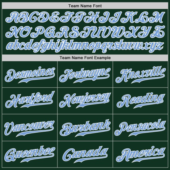 Maillot de baseball léger et authentique bleu-blanc-vert personnalisé Maillot de baseball léger et authentique bleu-blanc-vert personnalisé