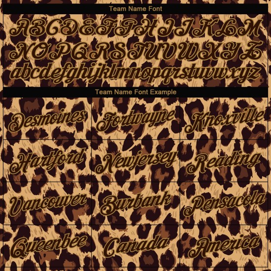 Maillot de baseball court 3D personnalisé à col en V pour femme, motif léopard marron et vieux Maillot de baseball court 3D personnalisé à col en V pour femme, motif léopard marron et vieux