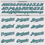Maillot Raglan Personnalisé Vert Baseball Blanc Authentique Manches Violet-Kelly Violet Rayures Fines Maillot Raglan Personnalisé Vert Baseball Blanc Authentique Manches Violet-Kelly Violet Rayures Fines