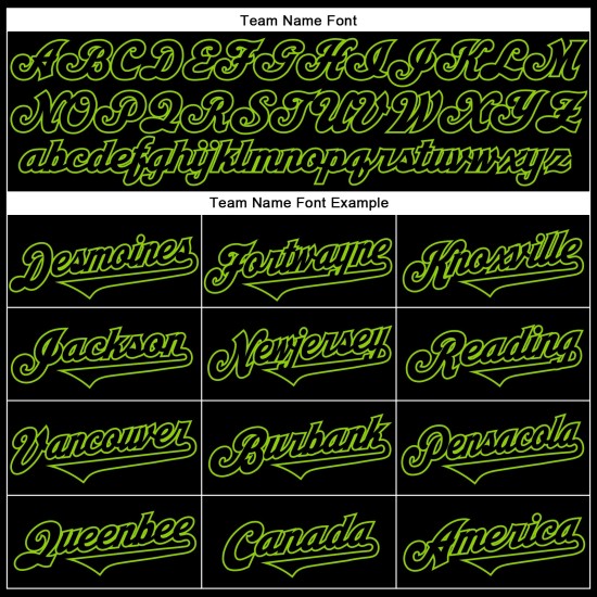 Maillot Rave 3D authentique de baseball Monster Neon Black, motif personnalisé vert Maillot Rave 3D authentique de baseball Monster Neon Black, motif personnalisé vert