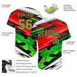 Maillot de baseball authentique à motif personnalisé 3D pour équipe de sport abstrait Maillot de baseball authentique à motif personnalisé 3D pour équipe de sport abstrait