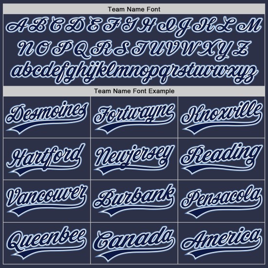 Maillot de baseball bleu marine rétro authentique bleu-blanc personnalisé léger Maillot de baseball bleu marine rétro authentique bleu-blanc personnalisé léger